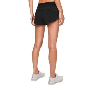 LULULEMON ATHLETICA Speed Up Short '2.5' In Black Size 2